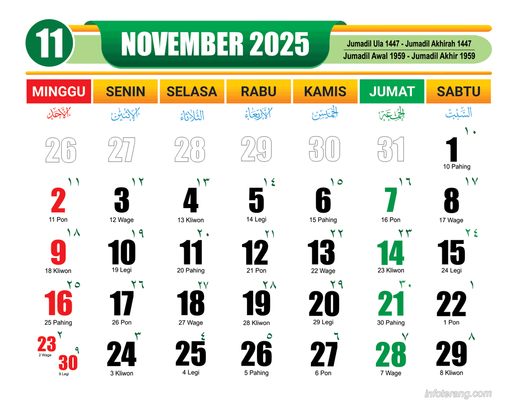 Download Kalender November 2025